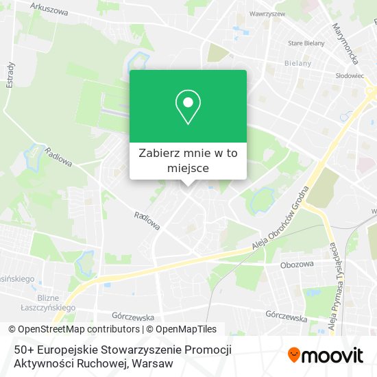 Mapa 50+ Europejskie Stowarzyszenie Promocji Aktywności Ruchowej