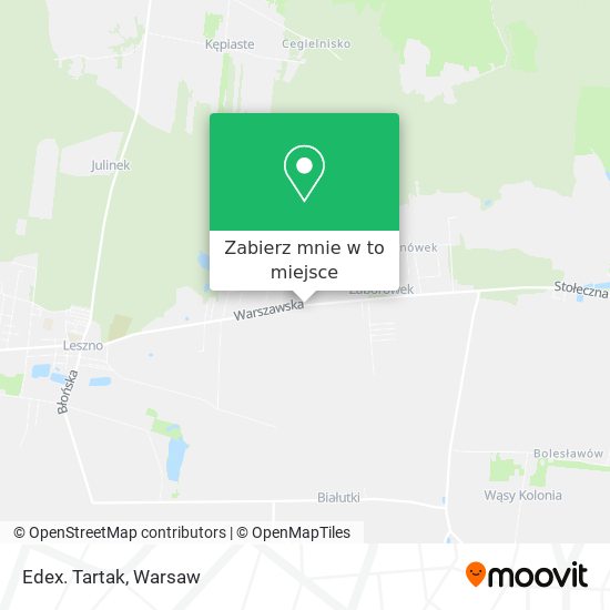 Mapa Edex. Tartak