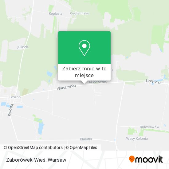 Mapa Zaborówek-Wieś