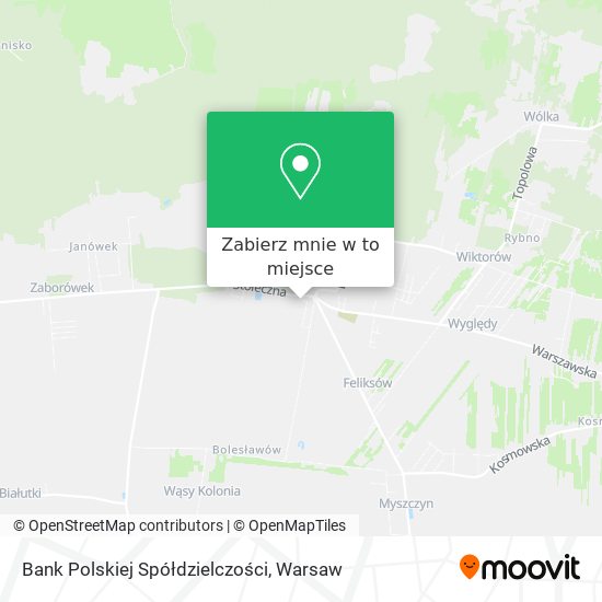 Mapa Bank Polskiej Spółdzielczości