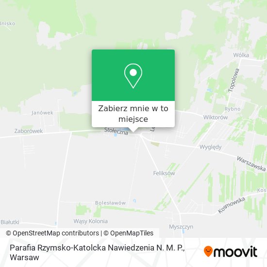 Mapa Parafia Rzymsko-Katolcka Nawiedzenia N. M. P.