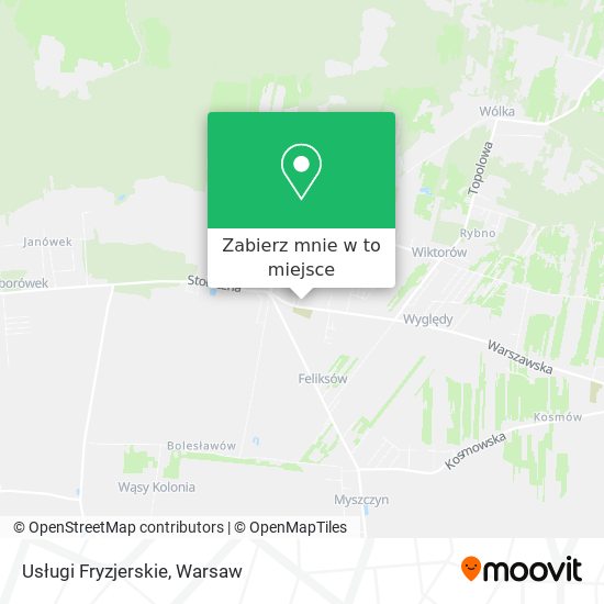 Mapa Usługi Fryzjerskie