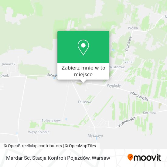 Mapa Mardar Sc. Stacja Kontroli Pojazdów