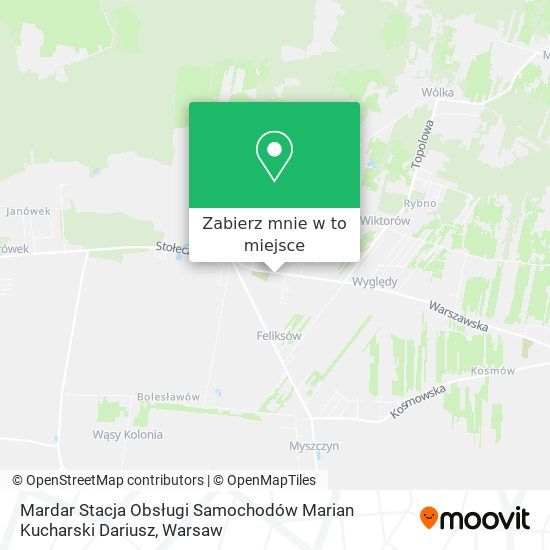 Mapa Mardar Stacja Obsługi Samochodów Marian Kucharski Dariusz