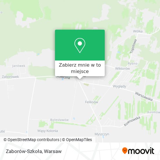 Mapa Zaborów-Szkoła