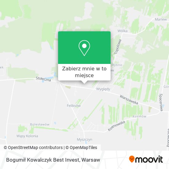 Mapa Bogumił Kowalczyk Best Invest