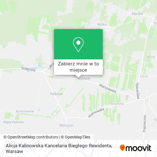 Mapa Alicja Kalinowska Kancelaria Biegłego Rewidenta