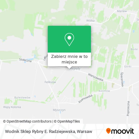 Mapa Wodnik Sklep Rybny E. Radziejewska