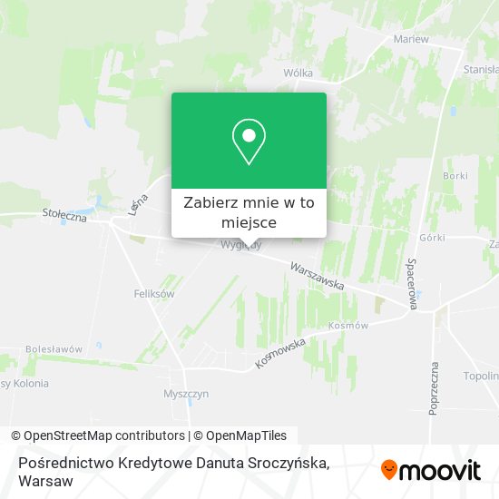 Mapa Pośrednictwo Kredytowe Danuta Sroczyńska