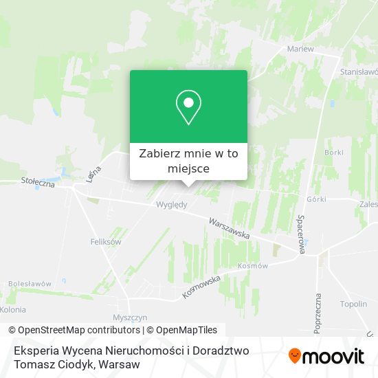 Mapa Eksperia Wycena Nieruchomości i Doradztwo Tomasz Ciodyk