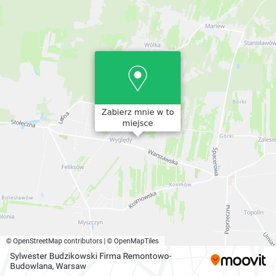 Mapa Sylwester Budzikowski Firma Remontowo- Budowlana