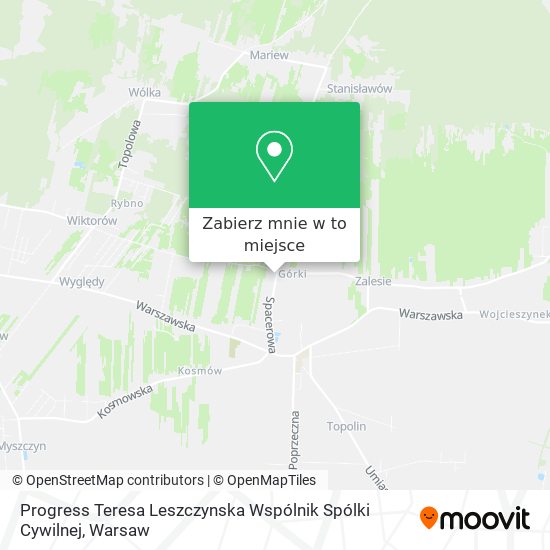 Mapa Progress Teresa Leszczynska Wspólnik Spólki Cywilnej