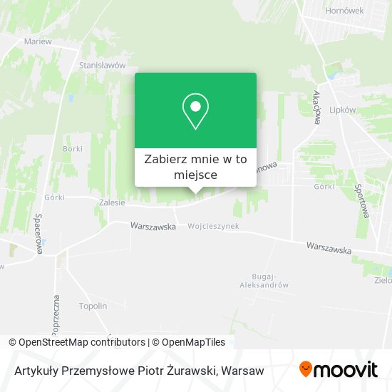 Mapa Artykuły Przemysłowe Piotr Żurawski