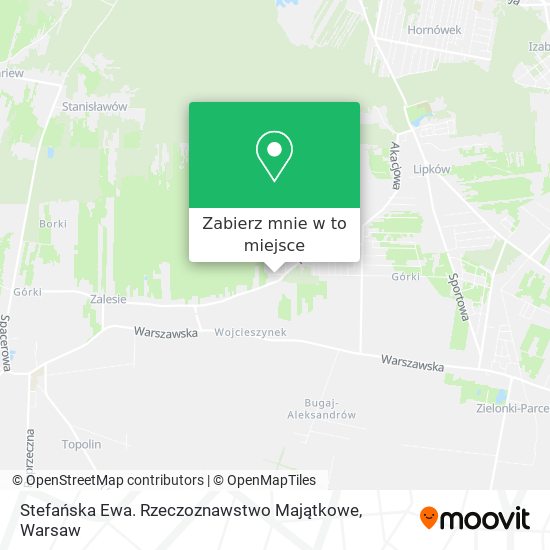 Mapa Stefańska Ewa. Rzeczoznawstwo Majątkowe