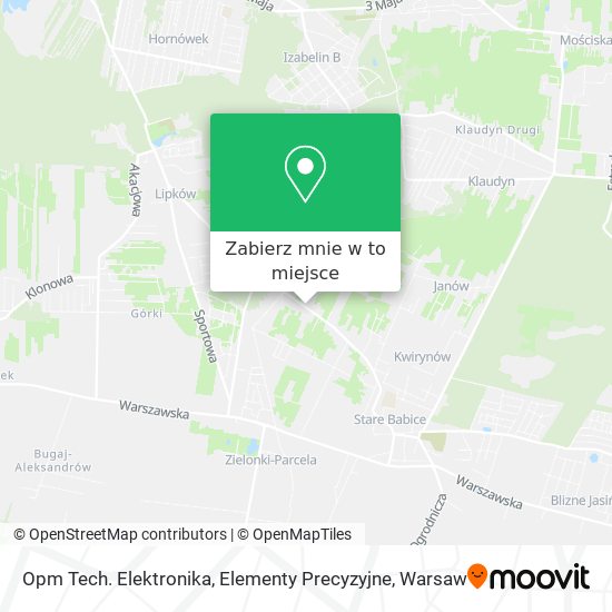 Mapa Opm Tech. Elektronika, Elementy Precyzyjne