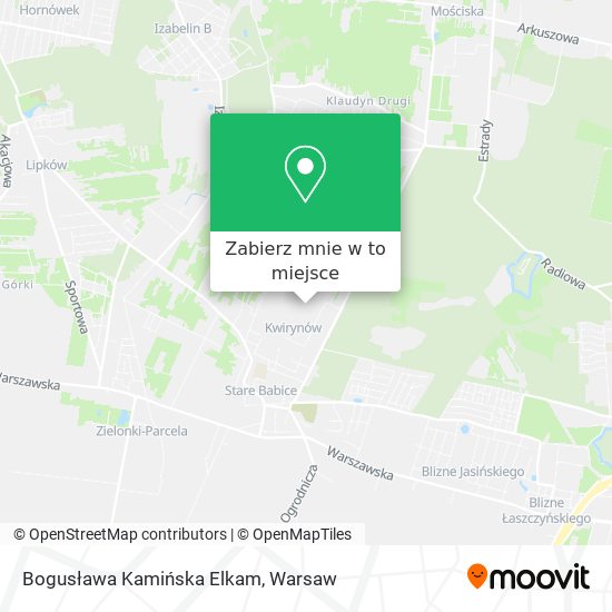 Mapa Bogusława Kamińska Elkam