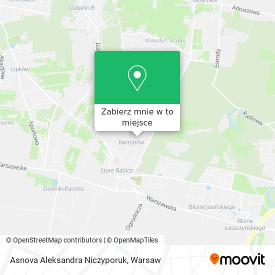 Mapa Asnova Aleksandra Niczyporuk