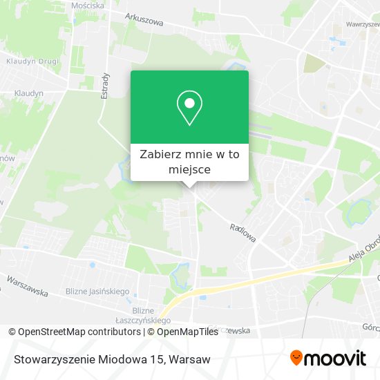 Mapa Stowarzyszenie Miodowa 15