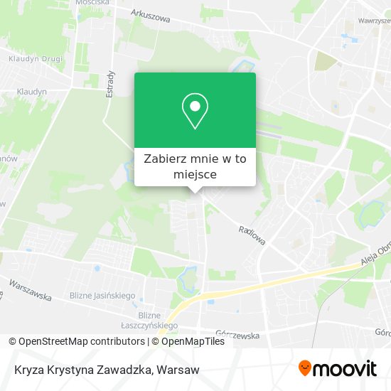 Mapa Kryza Krystyna Zawadzka