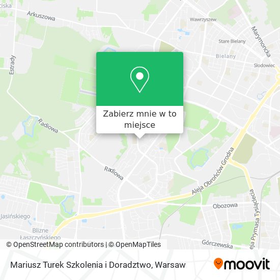 Mapa Mariusz Turek Szkolenia i Doradztwo