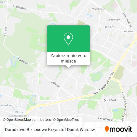 Mapa Doradztwo Biznesowe Krzysztof Dadał