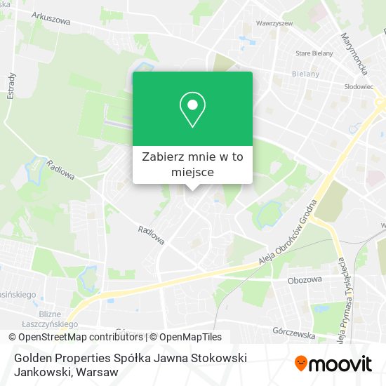 Mapa Golden Properties Spółka Jawna Stokowski Jankowski