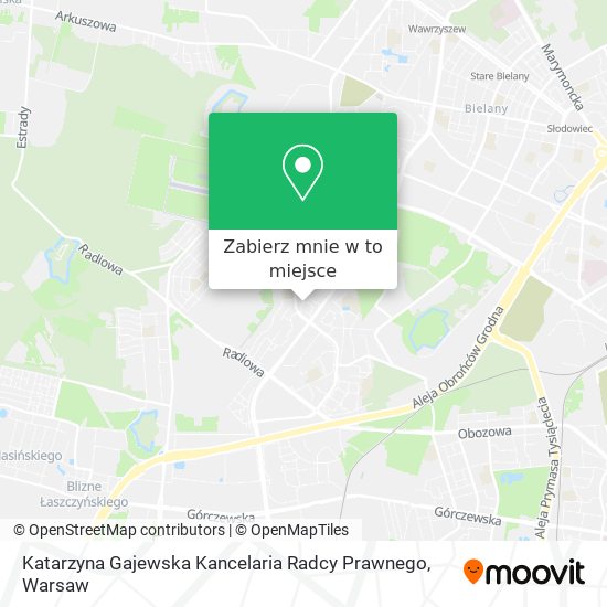 Mapa Katarzyna Gajewska Kancelaria Radcy Prawnego