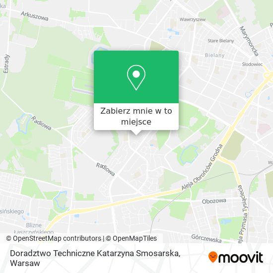 Mapa Doradztwo Techniczne Katarzyna Smosarska