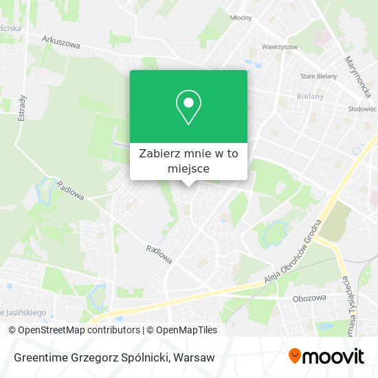 Mapa Greentime Grzegorz Spólnicki