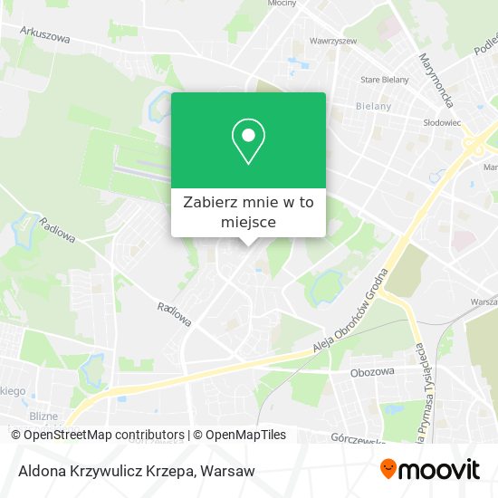 Mapa Aldona Krzywulicz Krzepa