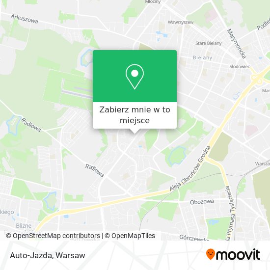 Mapa Auto-Jazda