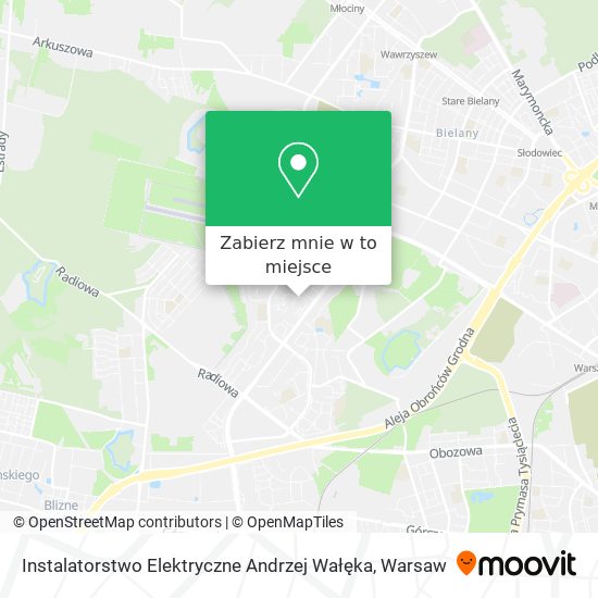 Mapa Instalatorstwo Elektryczne Andrzej Wałęka