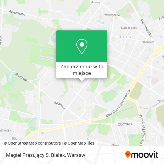 Mapa Magiel Prasujący S. Białek