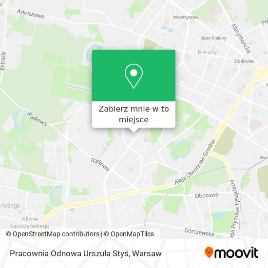 Mapa Pracownia Odnowa Urszula Styś