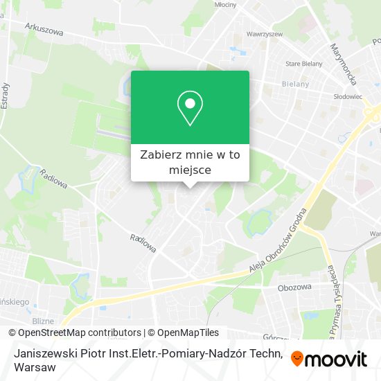 Mapa Janiszewski Piotr Inst.Eletr.-Pomiary-Nadzór Techn