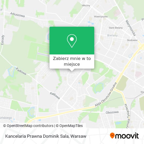 Mapa Kancelaria Prawna Dominik Sala