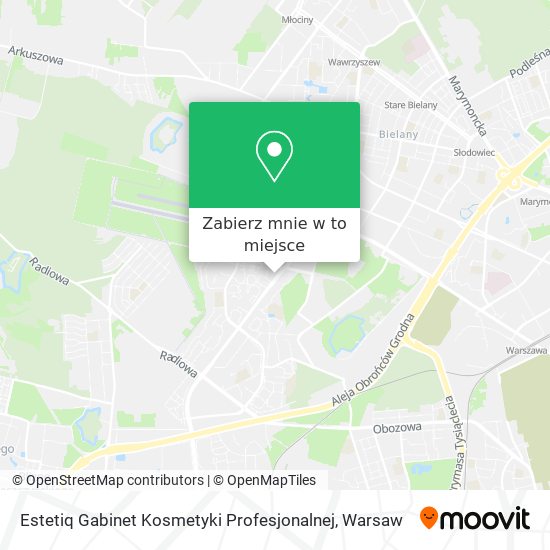 Mapa Estetiq Gabinet Kosmetyki Profesjonalnej