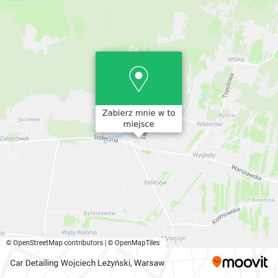 Mapa Car Detailing Wojciech Leżyński