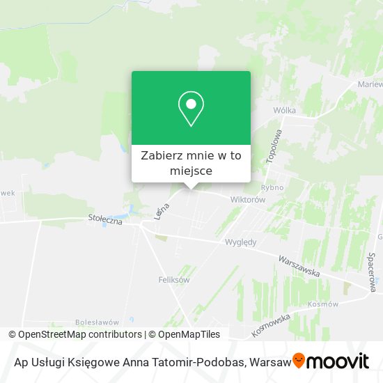 Mapa Ap Usługi Księgowe Anna Tatomir-Podobas