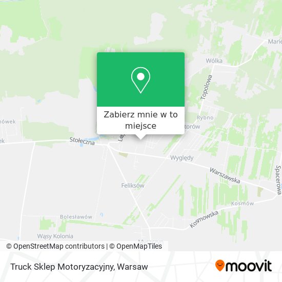 Mapa Truck Sklep Motoryzacyjny