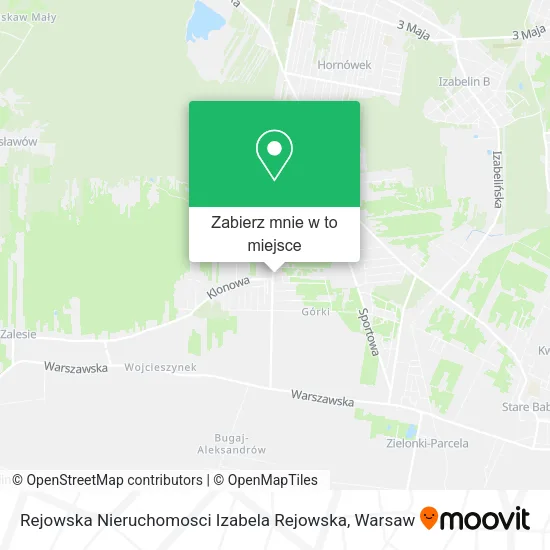 Mapa Rejowska Nieruchomosci Izabela Rejowska