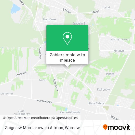 Mapa Zbigniew Marcinkowski Altman