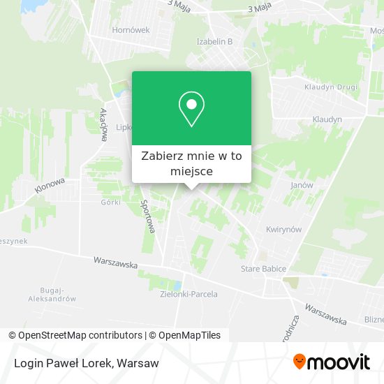 Mapa Login Paweł Lorek