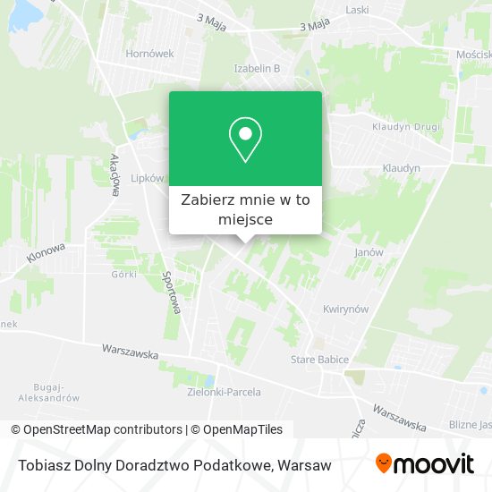 Mapa Tobiasz Dolny Doradztwo Podatkowe