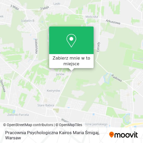 Mapa Pracownia Psychologiczna Kairos Maria Śmigaj