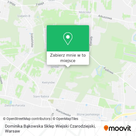 Mapa Dominika Bąkowska Sklep Wiejski Czarodziejski