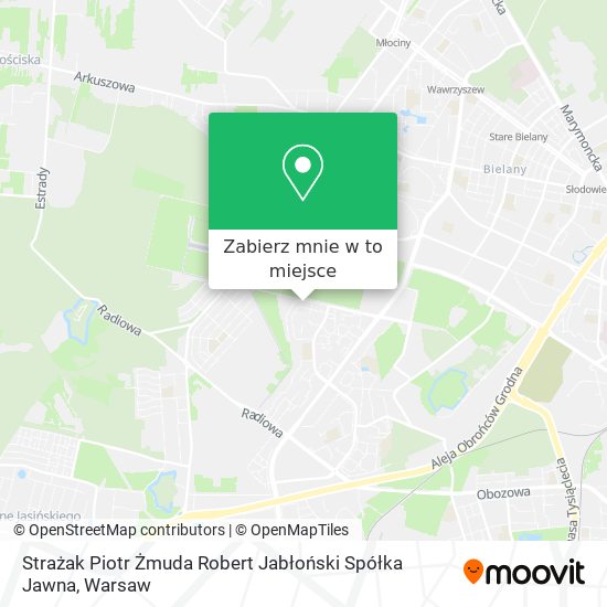 Mapa Strażak Piotr Żmuda Robert Jabłoński Spółka Jawna