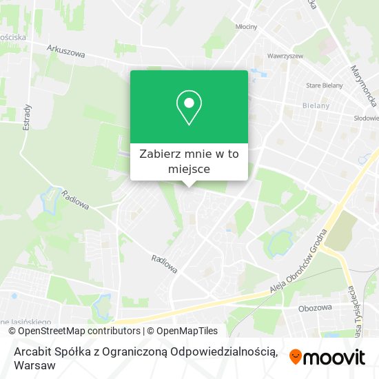 Mapa Arcabit Spółka z Ograniczoną Odpowiedzialnością