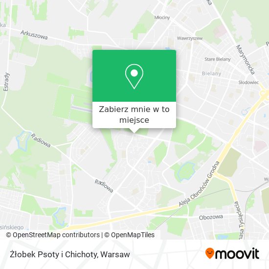 Mapa Żłobek Psoty i Chichoty