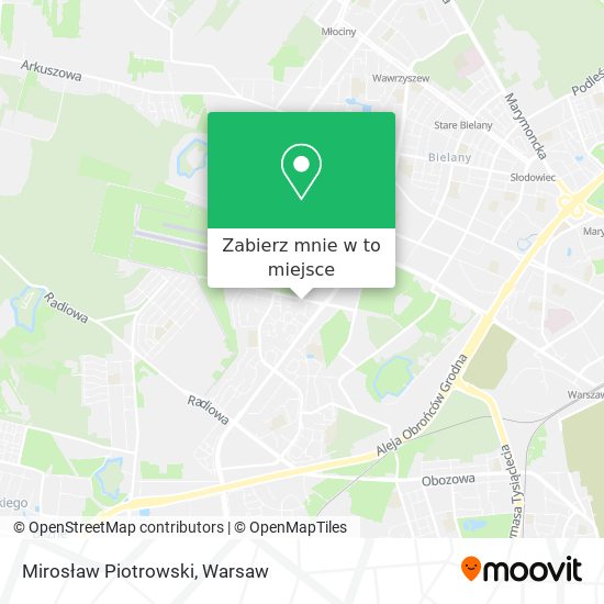 Mapa Mirosław Piotrowski